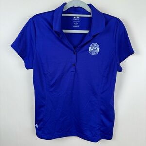 Adidas Women's Royal Blue/Purply 2013 PGA Golf Polo
